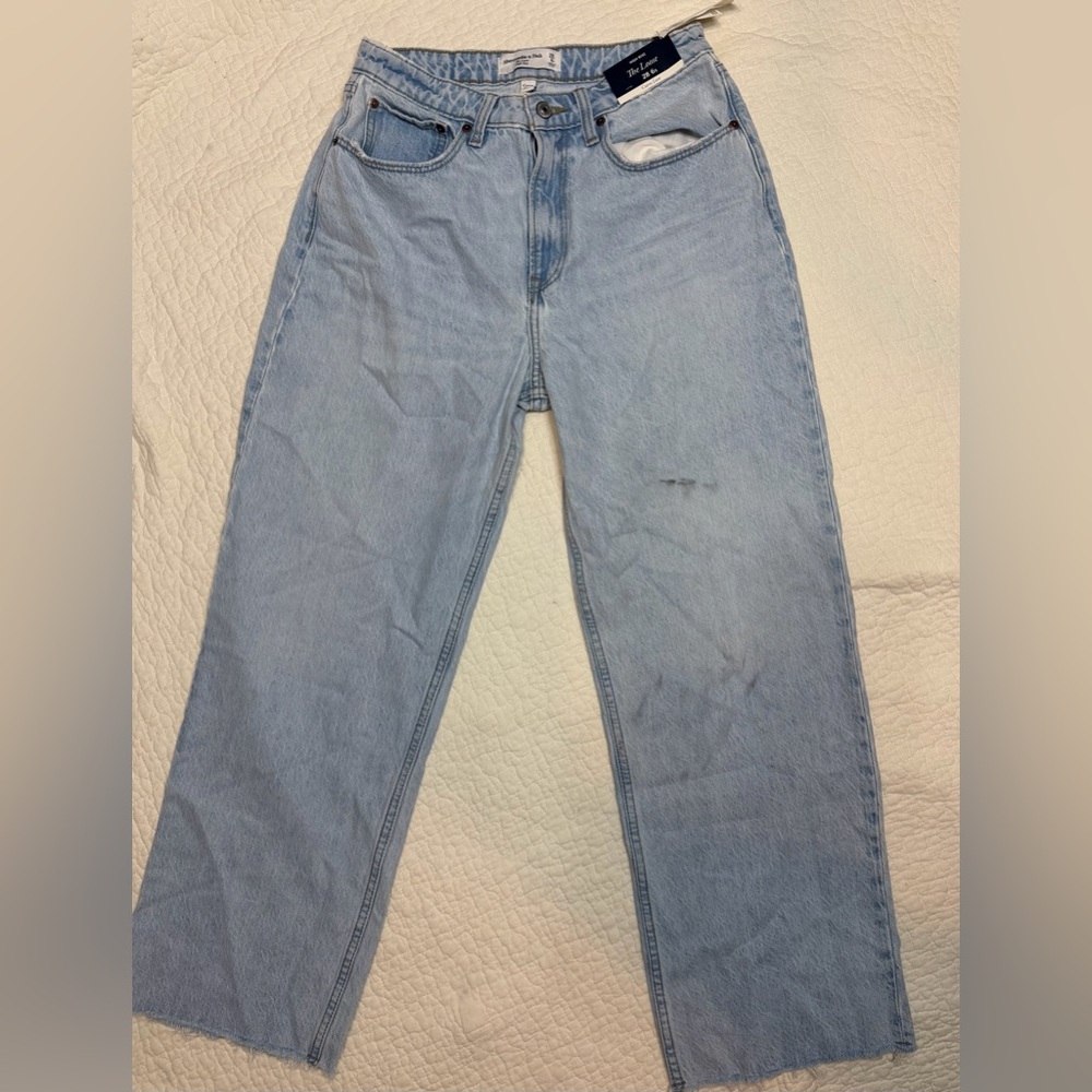 Abercrombie & Fitch Light Blue High Rise Women's Jeans